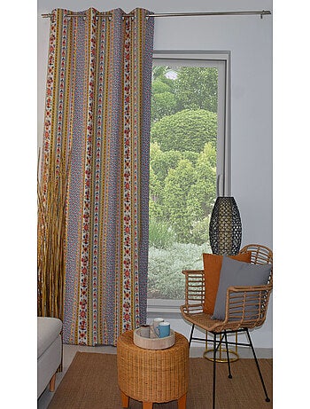 Rideau en Coton provençale – 140x250 cm – 100% Coton
