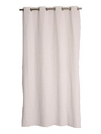 Rideau en coton recyclé - Effet chiné