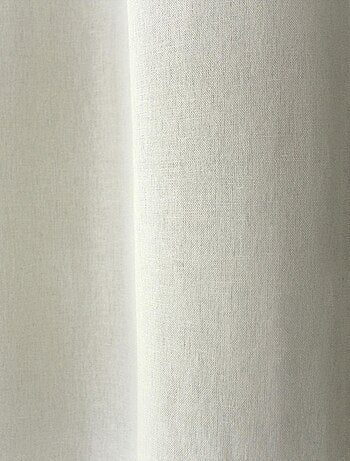 Rideau en coton recyclé - Effet chiné