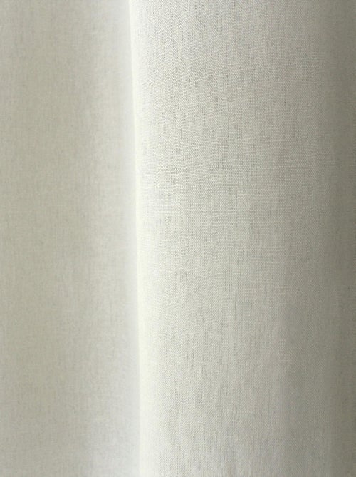 Rideau en coton recyclé  - Effet chiné - Kiabi