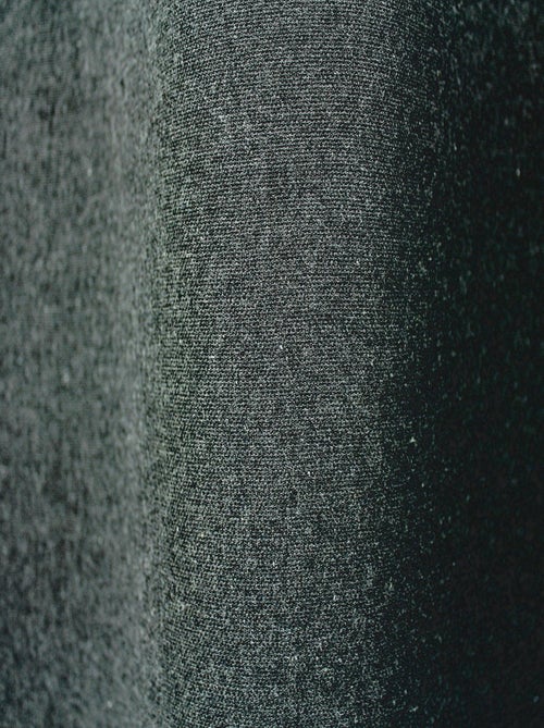 Rideau en coton recyclé  - Effet chiné - Kiabi