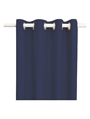 Rideau en coton recyclé avec œillets 'Deko&co'