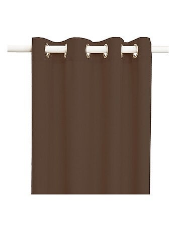 Rideau en coton recyclé avec œillets 'Deko&co'