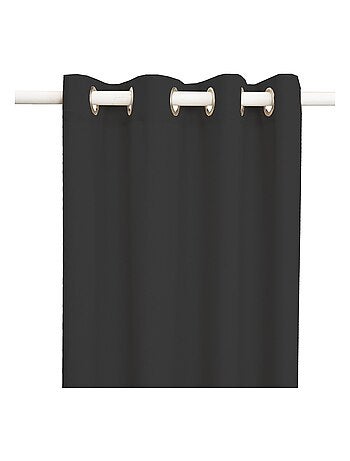 Rideau en coton recyclé avec œillets 'Deko&co'