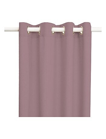 Rideau en coton recyclé avec œillets 'Deko&co'