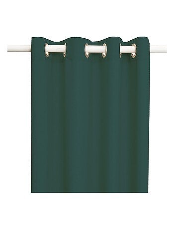 Rideau en coton recyclé avec œillets 'Deko&co'