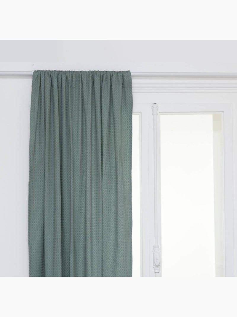 Rideau en coton widdy Vert clair - Kiabi