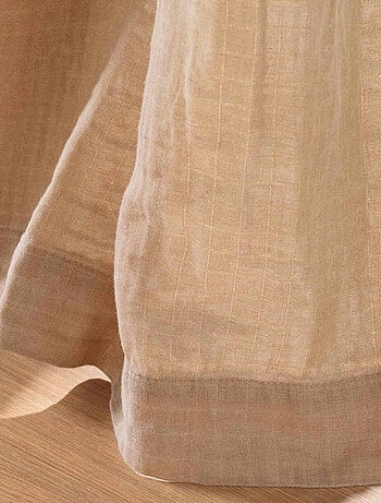 Rideau en gaze de coton 140x240 cm Motif palmier