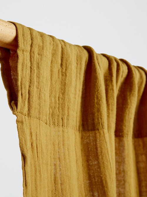 Rideau en gaze de coton - Kiabi