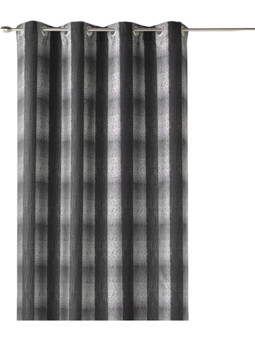 Rideau en Jacquard  - Effet Quadrillé - Kiabi