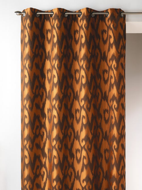 Rideau en Jacquard à Imprimés Baroques - Kiabi