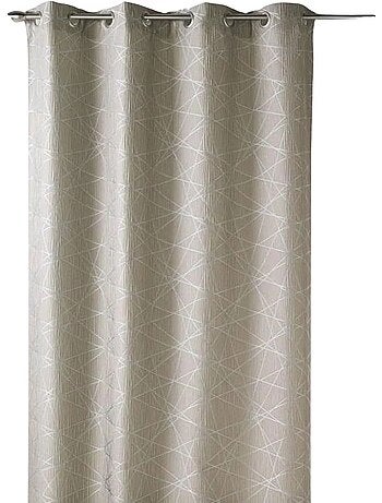 Rideau en Jacquard à Imprimés Design