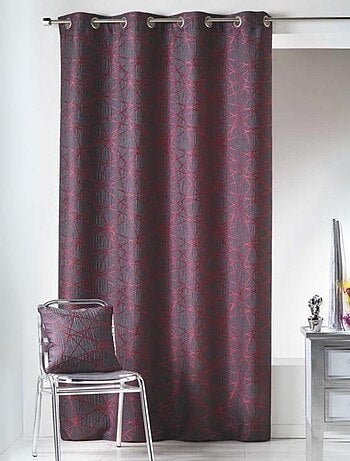 Rideau en Jacquard à Imprimés Design