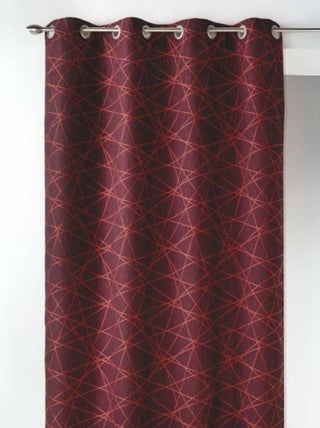 Rideau en Jacquard à Imprimés Design