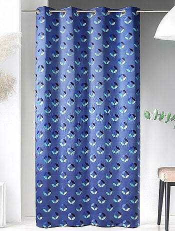 Rideau en jacquard à imprimés "rosace