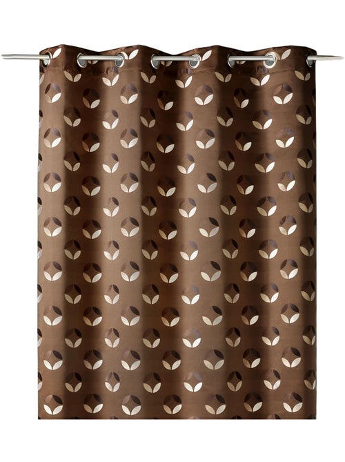 Rideau en jacquard à imprimés "rosace" - Kiabi