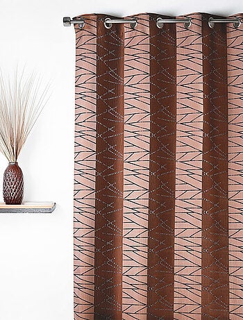 Rideau en Jacquard à Rayures Verticales "Fun