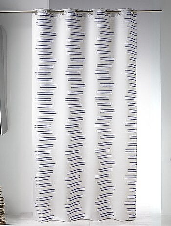 Rideau en jacquard à vagues fantaisies