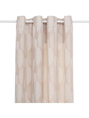 Rideau en jacquard avec œillets en acier wimbi