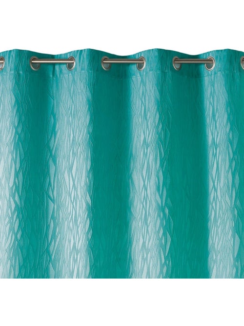 Rideau en jacquard fantaisie - Kiabi