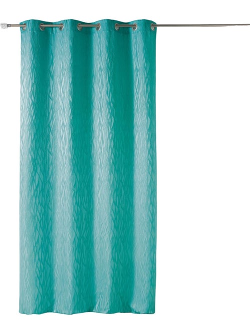 Rideau en jacquard fantaisie - Kiabi