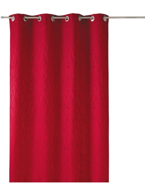 Rideau en jacquard fantaisie - Kiabi