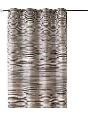 Rideau en jacquard fantaisie et graphique