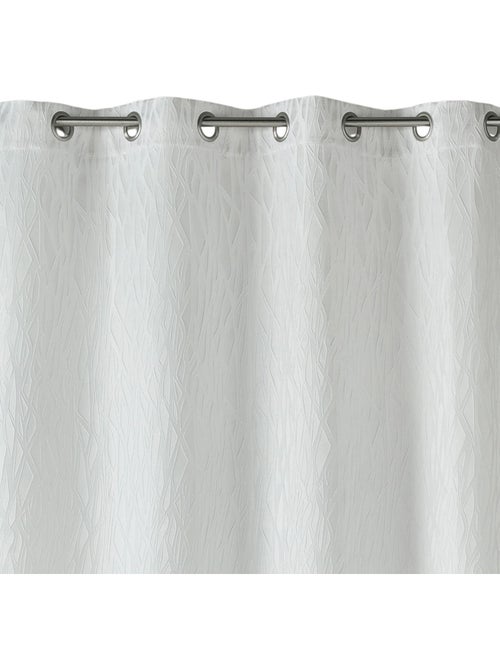 Rideau en jacquard fantaisie - Kiabi