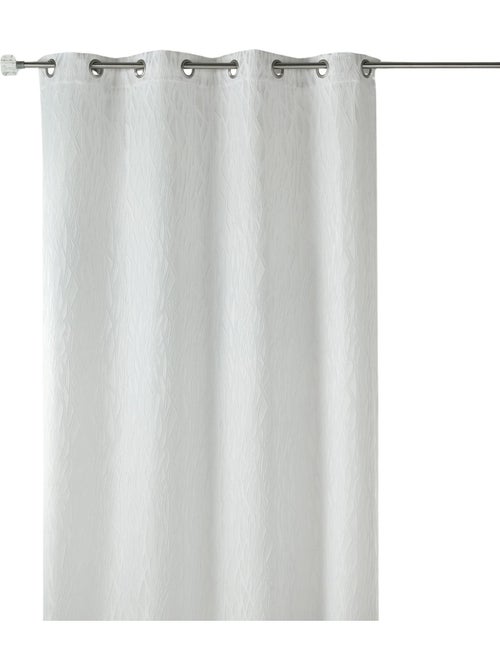 Rideau en jacquard fantaisie - Kiabi