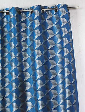 Rideau en jacquard imprimés géométriques