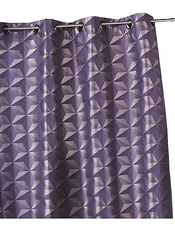 Rideau en jacquard imprimés géométriques