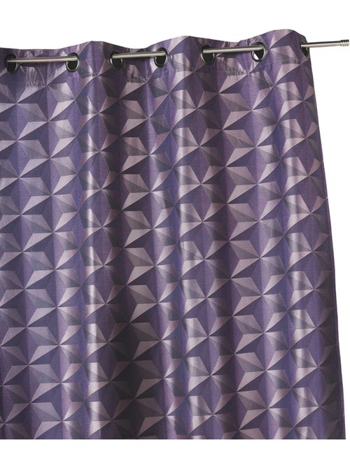 Rideau en jacquard imprimés géométriques - Kiabi Rideau en jacquard imprimés géométriques - Kiabi