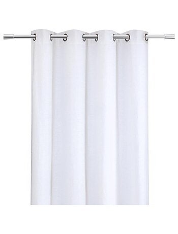 Rideau en lin à œillets