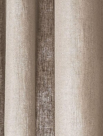 Rideau en lin avec œillets 'Deko&co'