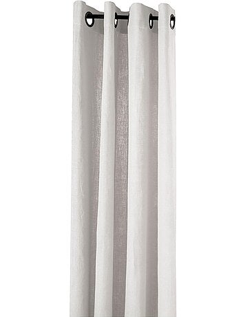 Rideau en lin avec œillets 'Deko&co'