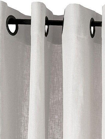 Rideau en lin avec œillets 'Deko&co'