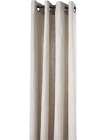 Rideau en lin avec œillets 'Deko&co'