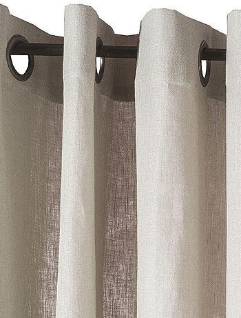 Rideau en lin avec œillets 'Deko&co'