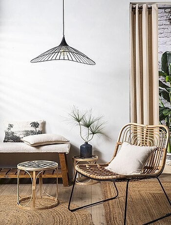 Rideau en lin avec œillets 'Deko&co'