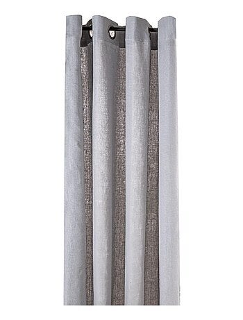 Rideau en lin avec œillets 'Deko&co'