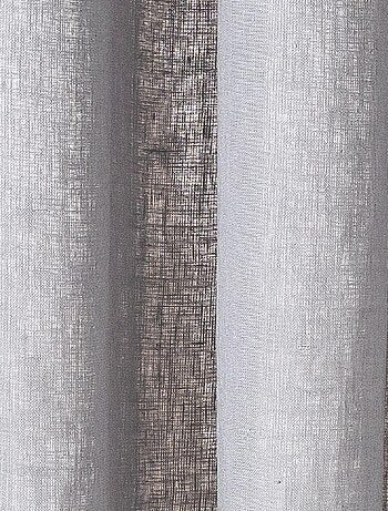 Rideau en lin avec œillets 'Deko&co'