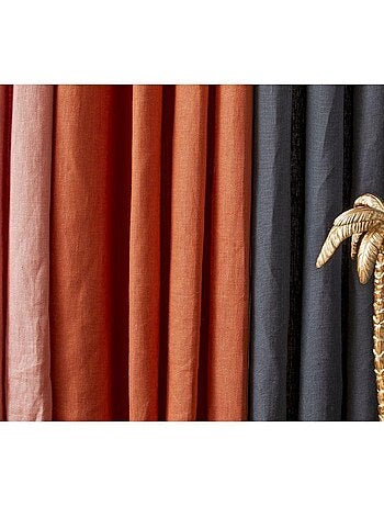 Rideau en lin avec œillets 'Deko&co'