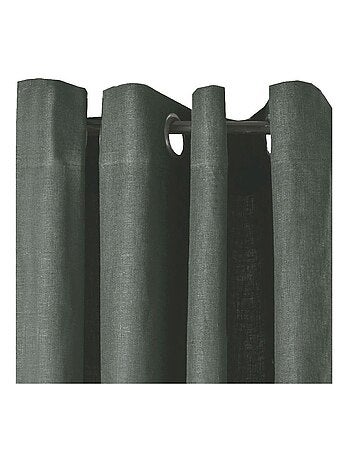 Rideau en lin avec œillets 'Deko&co'