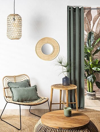 Rideau en lin avec œillets 'Deko&co'