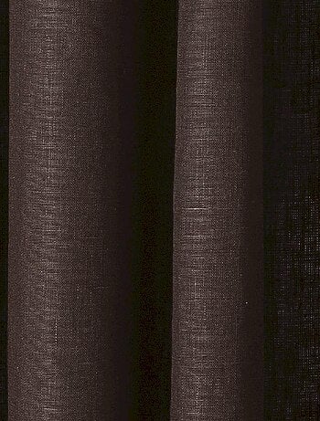 Rideau en lin avec œillets 'Deko&co'