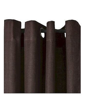 Rideau en lin avec œillets 'Deko&co'