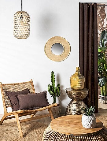 Rideau en lin avec œillets 'Deko&co'