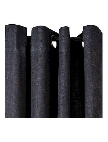 Rideau en lin avec œillets 'Deko&co'