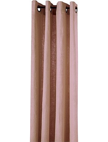 Rideau en lin avec œillets 'Deko&co'