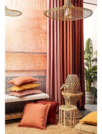 Rideau en lin avec œillets 'Deko&co'